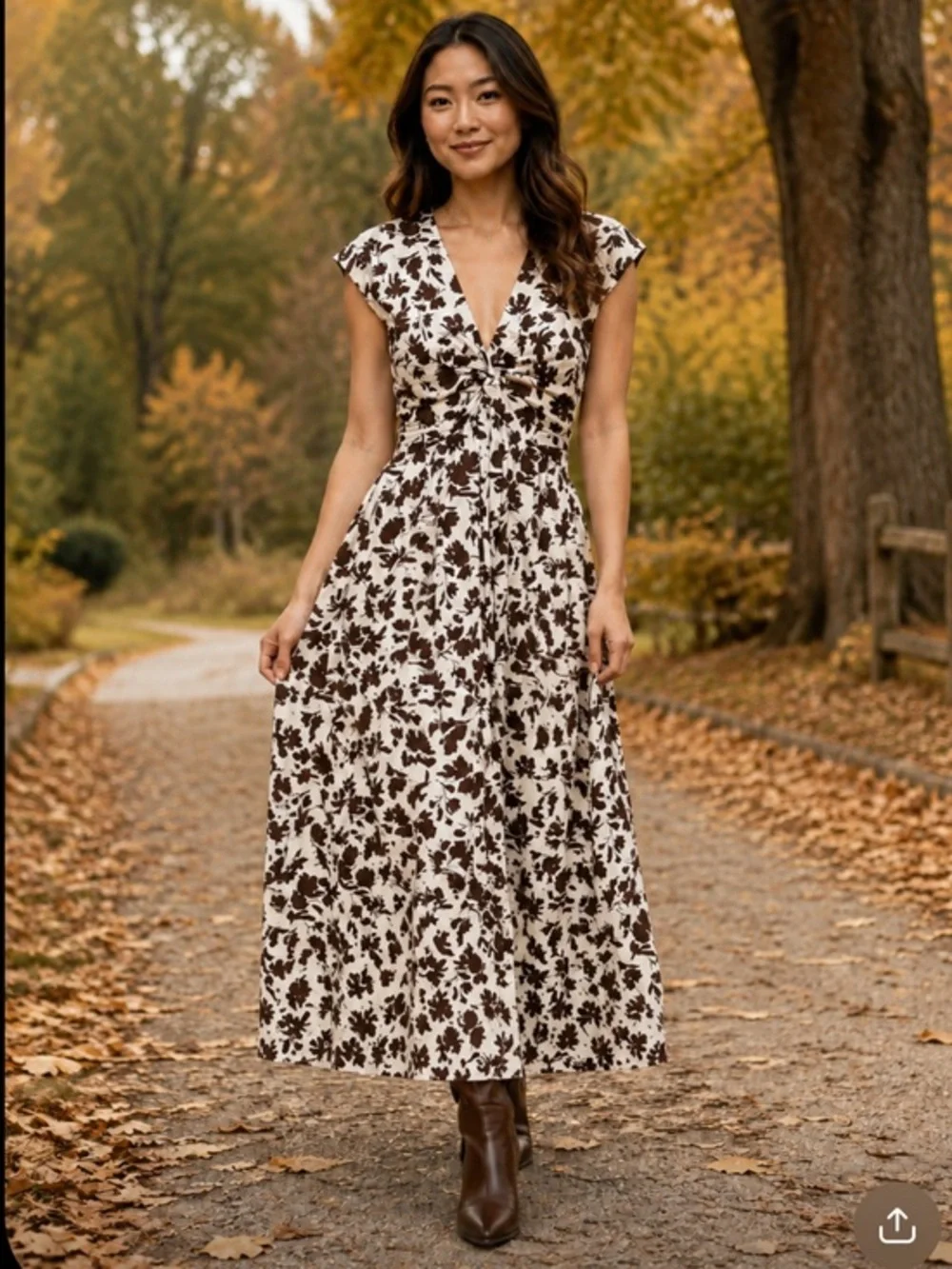 NWT Abercrombie & Fitch twist front Maxi Dress